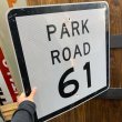 画像9: Vintage Road Sign "Park Road 61" (9)