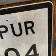 画像3: Vintage Road Sign "SPUR 104" (3)