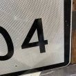画像4: Vintage Road Sign "SPUR 104" (4)