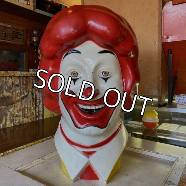 画像1: 1977s McDonald's / Ronald McDonald Balloon Head Display (1)