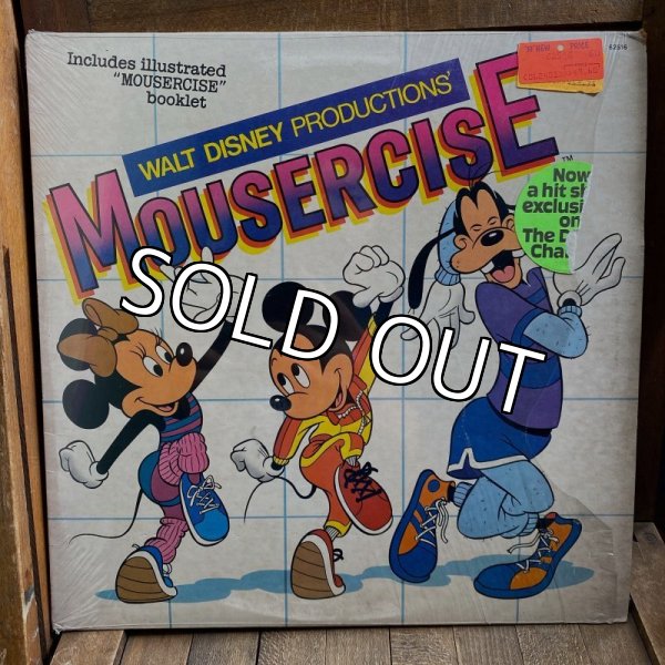 画像1: 1981s Walt Disney "Mousercise" Record / LP (1)