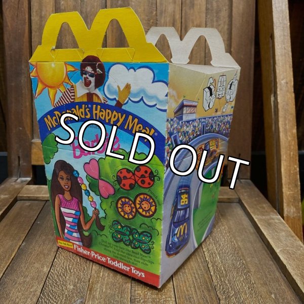画像1: 1998s McDonald's Happy Meal Box “Barbie & Hot Wheels” (1)