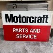 画像6: Vintage Double-side Sign "Motorcraft Parts and Service" (6)