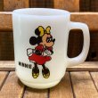 画像1: 1980's Disney / Anchor Hocking 9oz Mug "Minnie Mouse" (1)