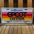 画像1: 1980's-90's Walt Disney World License Plate "EPCOT CENTER" (1)