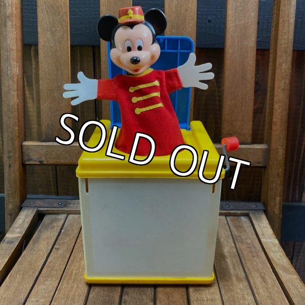 画像1: 1987s Mattel Mickey Mouse Jack in the Box (1)