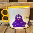 画像4: 1983s McDonald's Plastic Mug "Grimace" (B) (4)