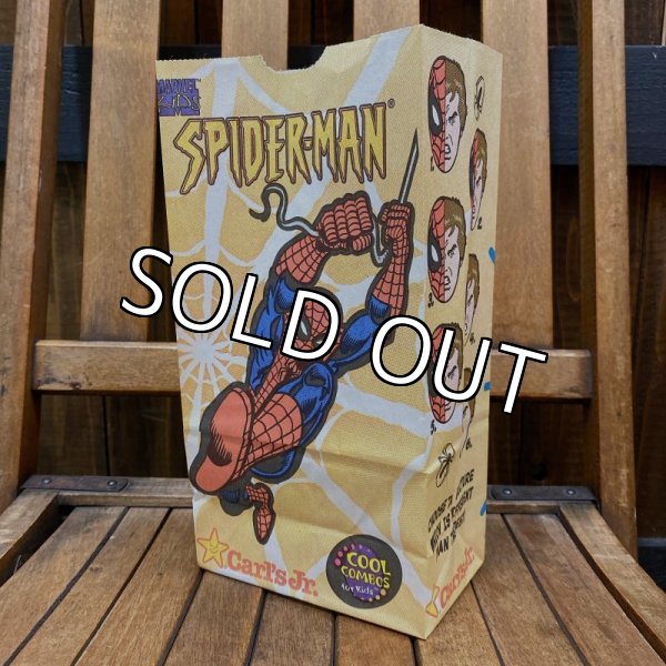 画像1: 1999s Carl's Jr. / Happy Meal Paper Bag "Spider-man" (1)