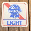 画像1: 1988s Pabst Blue Ribbon BEER Vintage Coaster (1)