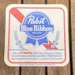 画像2: 1988s Pabst Blue Ribbon BEER Vintage Coaster (2)