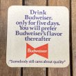 画像1: 1970's-80's Budweiser Vintage Coaster (1)