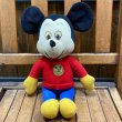 画像1: 1976s Knickerbocker / Disney Plush Doll "Mickey Mouse" (1)