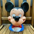 画像2: 1971s Play Pal Plastic "Mickey Mouse" Face Bank (2)