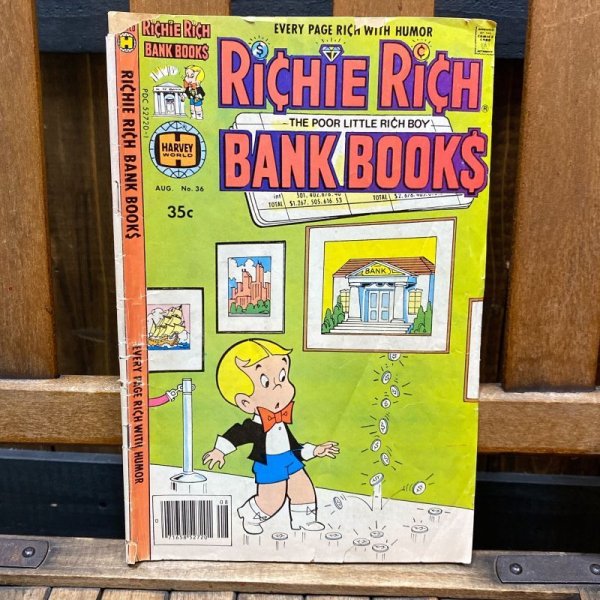 画像1: 1978s HARVEY COMICS / Richie Rich Comic "Bank Books" (1)