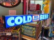 画像1: 1980's Bud Light Lighted Sign "Cold Beer" (1)