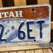 画像4: Vintage License plate "Utah" (4)