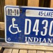 画像2: Vintage License plate "Indiana" (2)
