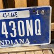 画像4: Vintage License plate "Indiana" (4)