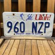 画像1: Vintage License plate "Utah !" (1)