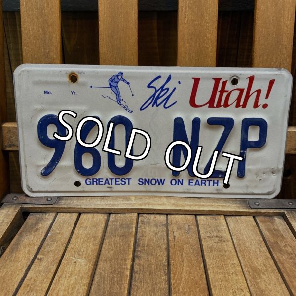 画像1: Vintage License plate "Utah !" (1)