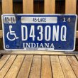 画像1: Vintage License plate "Indiana" (1)
