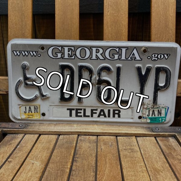 画像1: Vintage License plate "Georgia" (1)