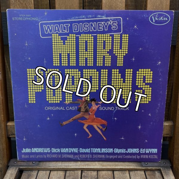 画像1: 1973s Walt Disney Record "Mary Poppins" / LP (A) (1)