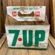 画像2: Vintage 6-Pac bottles Cardboard carrying case "7up" [JUNK item] (2)