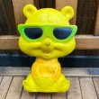 画像1: 1968s baby Toy / Yellow Bear Rubber Squeak Doll (1)