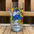 画像1: 1983s Hardee's / Smurf Glass "HANDY SMURF" (1)