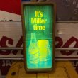 画像14: 1980's Miller / Vintage Lighted Sign "It's Miller time" (14)