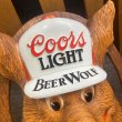画像6: 1970's Coors Light Beer / Beer Wolf 3D Sign (6)