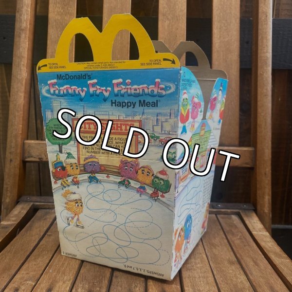画像1: 1989s McDonald's Happy Meal Box “Funny Fry Friends" (1)