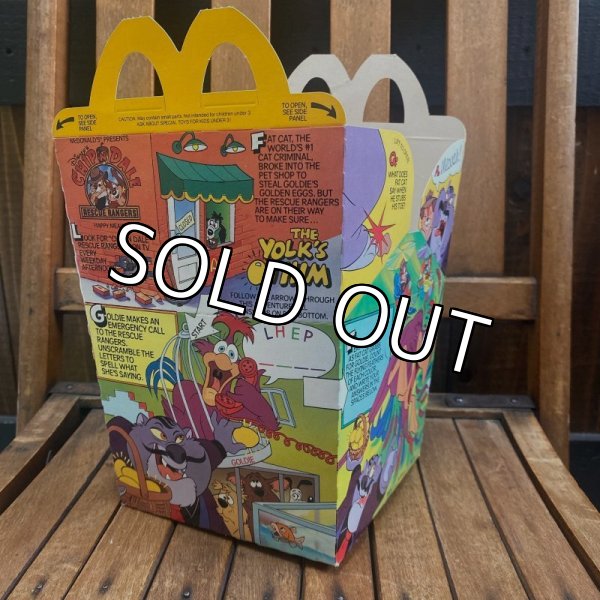 画像1: 1989s McDonald's Happy Meal Box “Chip 'n Dale Rescue Rangers” (1)