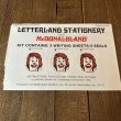 画像8: 1974s McDonald's / Letterland Stationery from McDONALDLAND (3 set) (8)