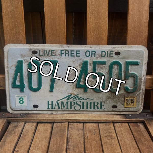 画像1: 2000's License plate "New Hampshire" (1)