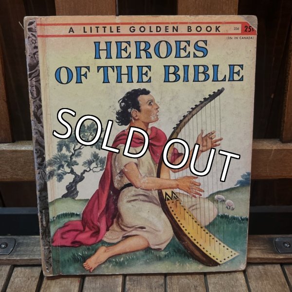 画像1: 1955s a Little Golden Book "HEROES OF THE BIBLE" (1)
