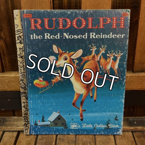 画像1: 1980s a Little Golden Book "RUDOLPH The Red-nosed Reindeer" (1)