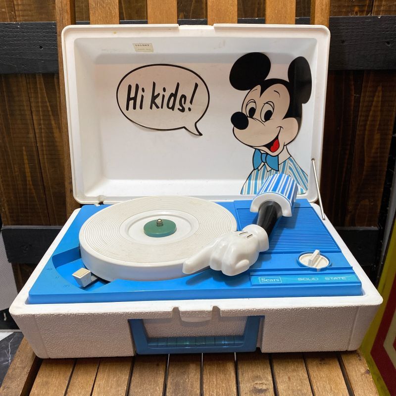公式ショップ Disney vintage ミッキーマウス レコードプレーヤー